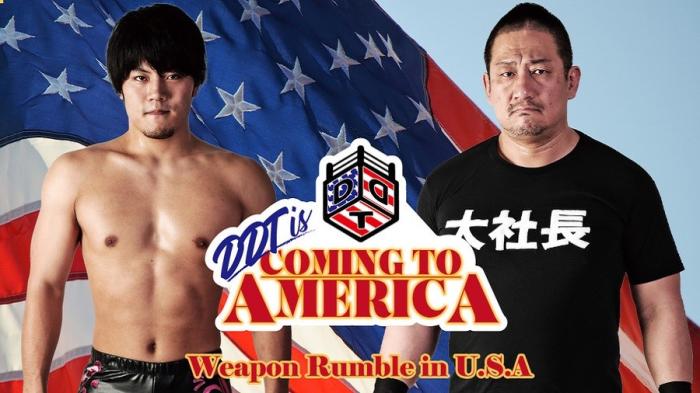 DDT Pro Wrestling confirma la cartelera para 'DDT is Coming to America'