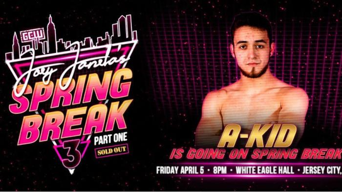 El luchador español A-Kid formará parte de GCW Joey Janela Spring Break 3