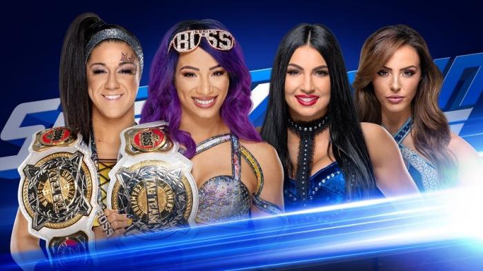 Sasha Banks y Bayley se enfrentarán a The IIconics esta noche en SmackDown Live