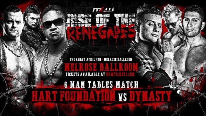 MLW confirma nuevos encuentros para Rise of the Renegades