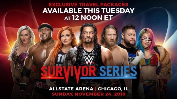 WWE revela información sobre los Survivor Series 2019 Travel Packages