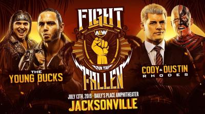 Cody y Dustin Rhodes se enfrentarán a The Young Bucks en AEW Fight For The Fallen