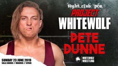 Pete Dunne estará en la Triple W: Project Whitewolf