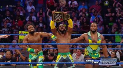 The New Day vencen a Dolph Ziggler, Kevin Owens y Sami Zayn en SmackDown Live