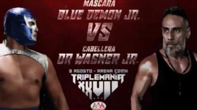 Blue Demon Jr. se retirará de la lucha libre si pierde en AAA Triplemania XXVII