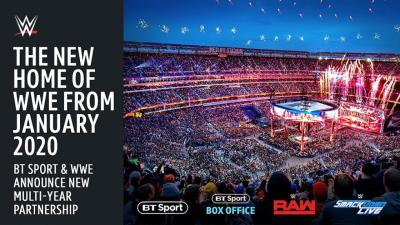 WWE anuncia un acuerdo con BT Sport en el Reino Unido y acaba su relación SKY tras 30 años