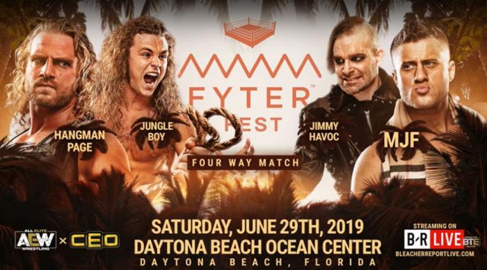 Se anuncia un combate a cuatro bandas para AEW Fyter Fest