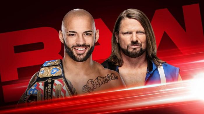 AJ Styles y Ricochet se enfrentarán en WWE Monday Night Raw