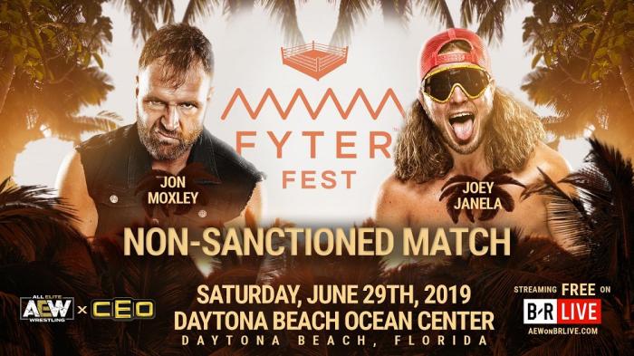 Jon Moxley y Joey Janela se enfrentarán en un combate sin sanción en AEW Fyter Fest