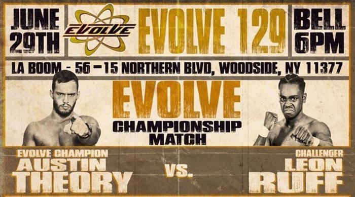 Resultados del show EVOLVE 129