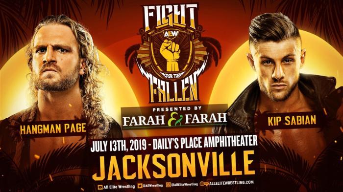 Adam 'Hangman' Page se enfrentará a Kip Sabian en AEW Fight for the Fallen