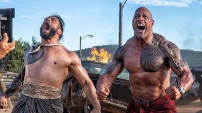 The Rock y Roman Reigns explican un incidente en la grabación de Hobbs & Shaw