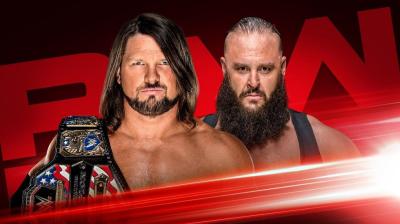 AJ Styles se enfrentará a Braun Strowman por el Campeonato de los Estados Unidos en el próximo RAW