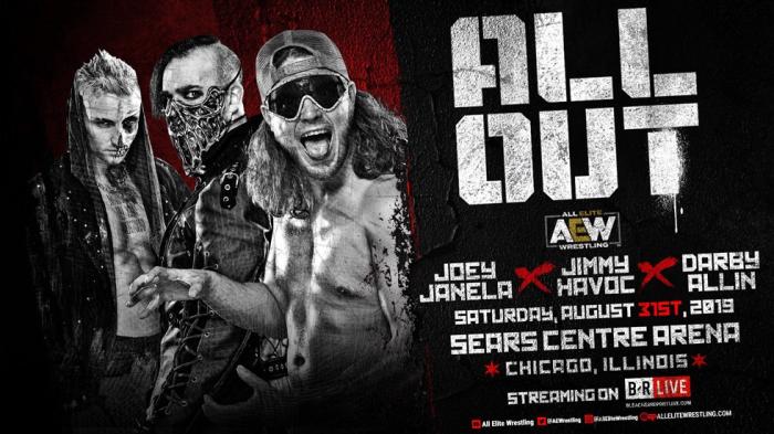 Darby Allin, Joey Janela y Jimmy Havoc se enfrentarán en una triple amenaza en ALL OUT