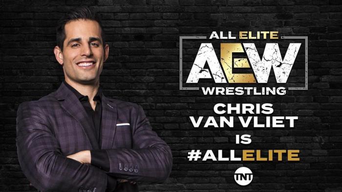 Chris Van Vliet se une al equipo de transmisión de All Elite Wrestling en TNT