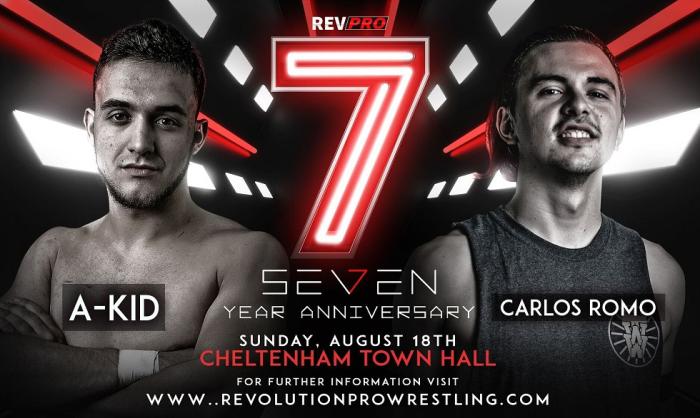 A-Kid y Carlos Romo se enfrentarán en el 7o Aniversario de Revolution Pro Wrestling