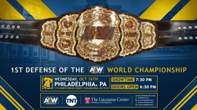 El Campeonato mundial de AEW se defenderá en el tercer show semanal en TNT