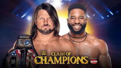 AJ Styles defenderá el Campeonato de los Estados Unidos contra Cedric Alexander en WWE Clash of Champions 
