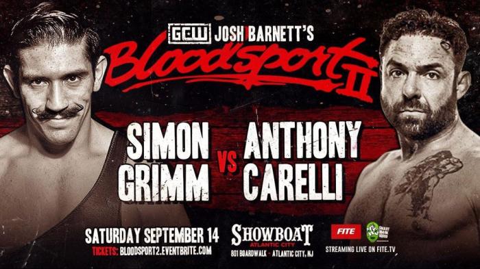 Santino Marella se enfrentará a Simon Grimm en Josh Barnett´s Bloodsport II