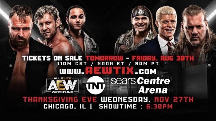 AEW regresa a Chicago para su séptimo show en TNT