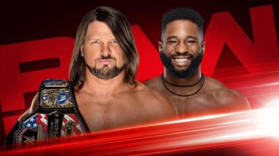 AJ Styles retiene el Campeonato de Estados Unidos de WWE en Monday Night RAW