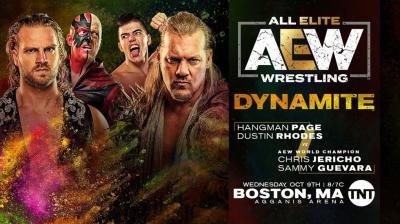 Adam Page y Dustin Rhodes se enfrentarán a Chris Jericho y Sammy Guevara en AEW Dynamite la próxima semana