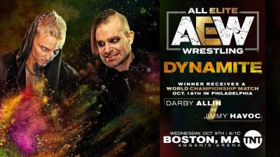 Darby Allin y Jimmy Havoc se enfrentarán el miércoles en AEW Dynamite por una oportunidad titular