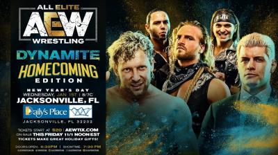 All Elite Wrestling anuncia AEW Dynamite: Homecoming Edition para el 1 de enero de 2020