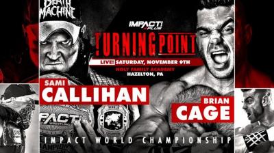 Sami Callihan defenderá el Campeonato Mundial de Impact contra Brian Cage en Turning Point