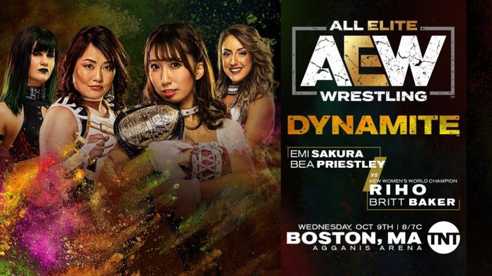 Riho y Britt Baker se enfrentarán a Emi Sakura y Bea Priestley en el próximo AEW Dynamite