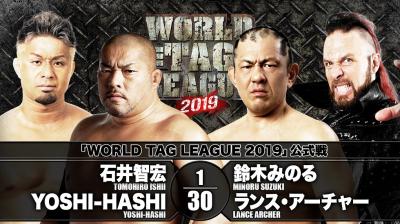 Resultados NJPW World Tag League 2019 - Noche 16