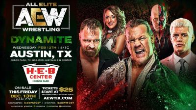 AEW anuncia las localizaciones de los episodios de Dynamite del 5 y 12 de febrero