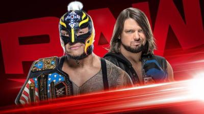 Rey Mysterio retiene el Campeonato de Estados Unidos de WWE en Monday Night RAW