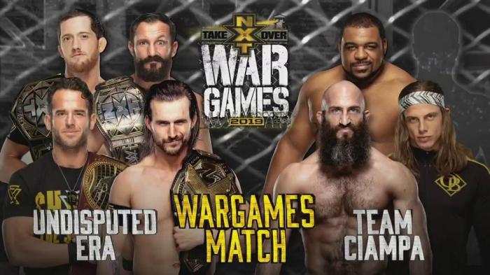WWE confirma los equipos del WarGames Match masculina en el próximo NXT TakeOver