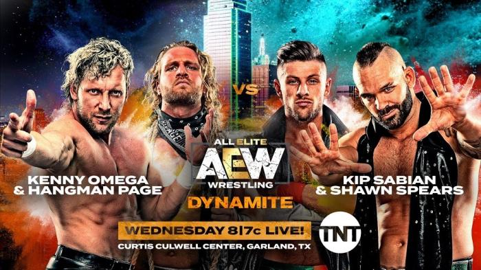 Kenny Omega y Hangman Page se enfrentarán a Kip Sabian y Shawn Spears esta noche en AEW Dynamite