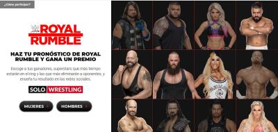 ¡Mi apuesta Royal Rumble 2020! Haz tus pronósticos y gana un premio