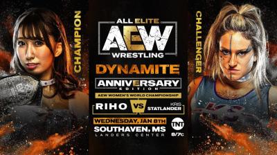 Riho retiene el Campeonato Mundial de Mujeres de AEW en Dynamite Anniversary