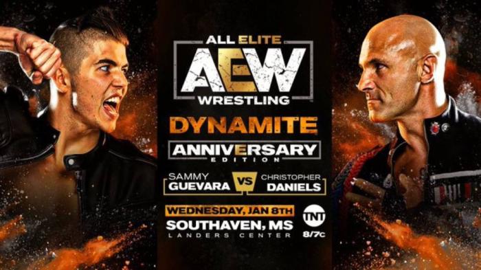 Sammy Guevara se enfrentará a Christopher Daniels en AEW Dynamite del 8 de enero