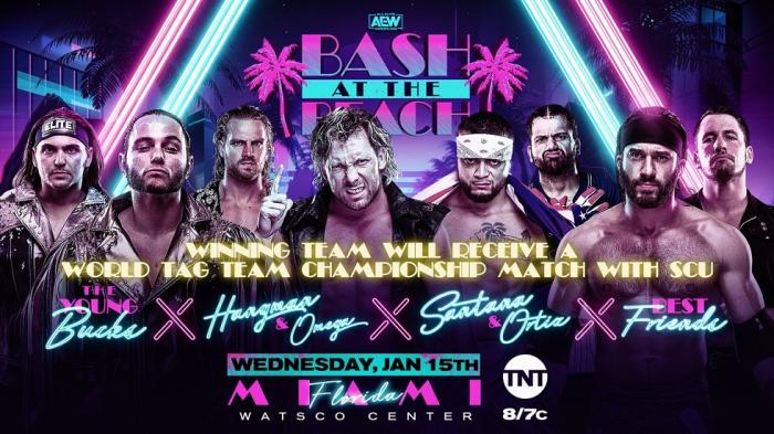 AEW anuncia un Fatal 4-Way por una oportunidad por el Campeonato Mundial por Parejas en Bash At The Beach