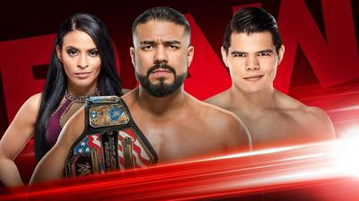 Andrade defiende el Campeonato de Estados Unidos por descalificación en Monday Night RAW