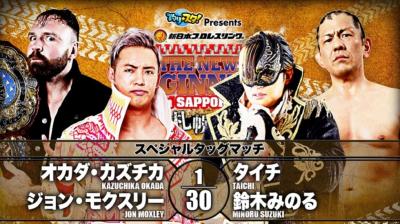 Resultados NJPW The New Beginning in Saporo (Día 1)