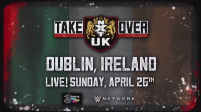 WWE confirma la realización de un NXT UK TakeOver en Irlanda
