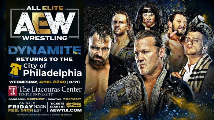 AEW anuncia dos nuevas ubicaciones para Dynamite en abril