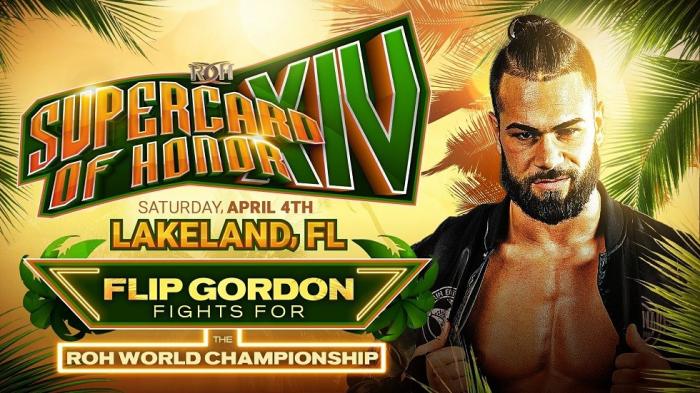 Flip Gordon retará por el Campeonato Mundial de ROH en Supercard of Honor XIV