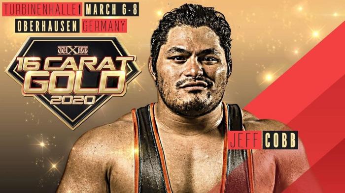 Jeff Cobb sustituirá a Lio Rush en wXw 16 Carat Gold 2020