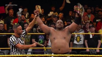 Keith Lee retiene el Campeonato Norteamericano de NXT en el show semanal