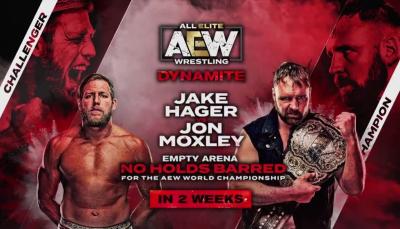 Jon Moxley defenderá el Campeonato Mundial de AEW ante Jake Hager en un No Holds Barred