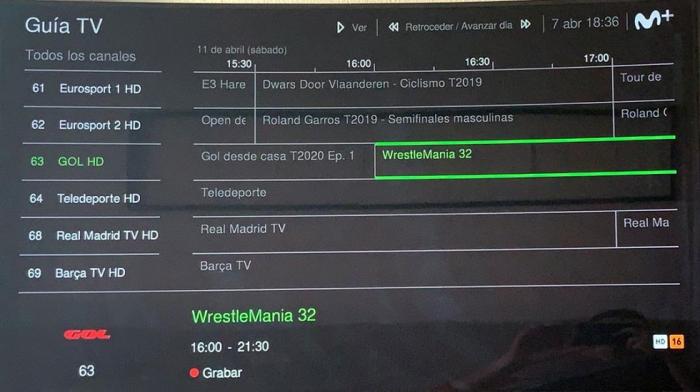 Gol emitirá WrestleMania 31 y 32 el próximo fin de semana