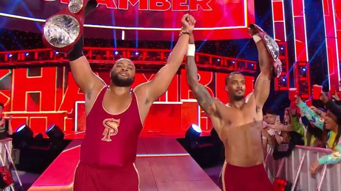 Street Profits defienden los títulos por parejas de Raw en WWE Elimination Chamber