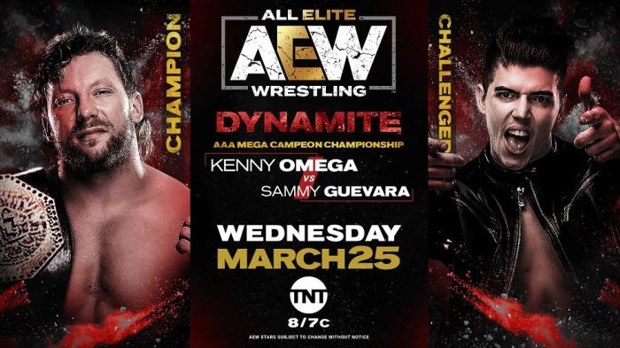 Kenny Omega defenderá el Megacampeonato de AAA contra Sammy Guevara esta semana en AEW Dynamite